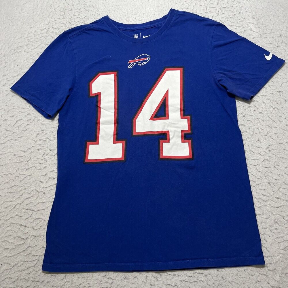 Nike NFL Buffalo Bills Men's Medium #14 Watkins Graphic T Shirt Athletic Cut